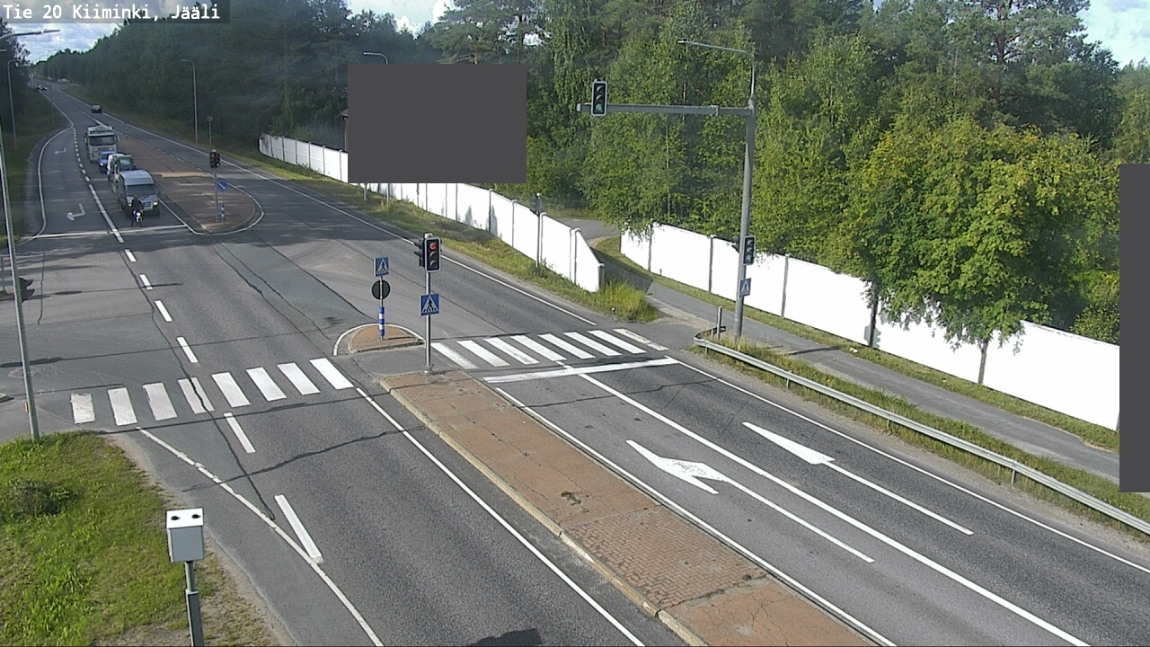 Weather Camera Image Väg 20 Uleåborg Kiiminki, Jääli, Oulu, Pohjois-Pohjanmaa