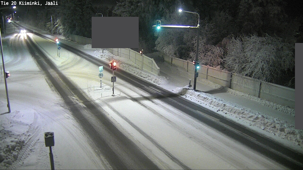 Weather Camera Image Road 20 Oulu Kiiminki, Jääli, Oulu, Pohjois-Pohjanmaa