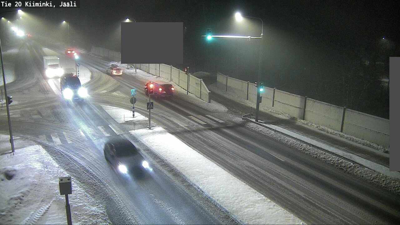 Weather Camera Image Road 20 Oulu Kiiminki, Jääli, Oulu, Pohjois-Pohjanmaa