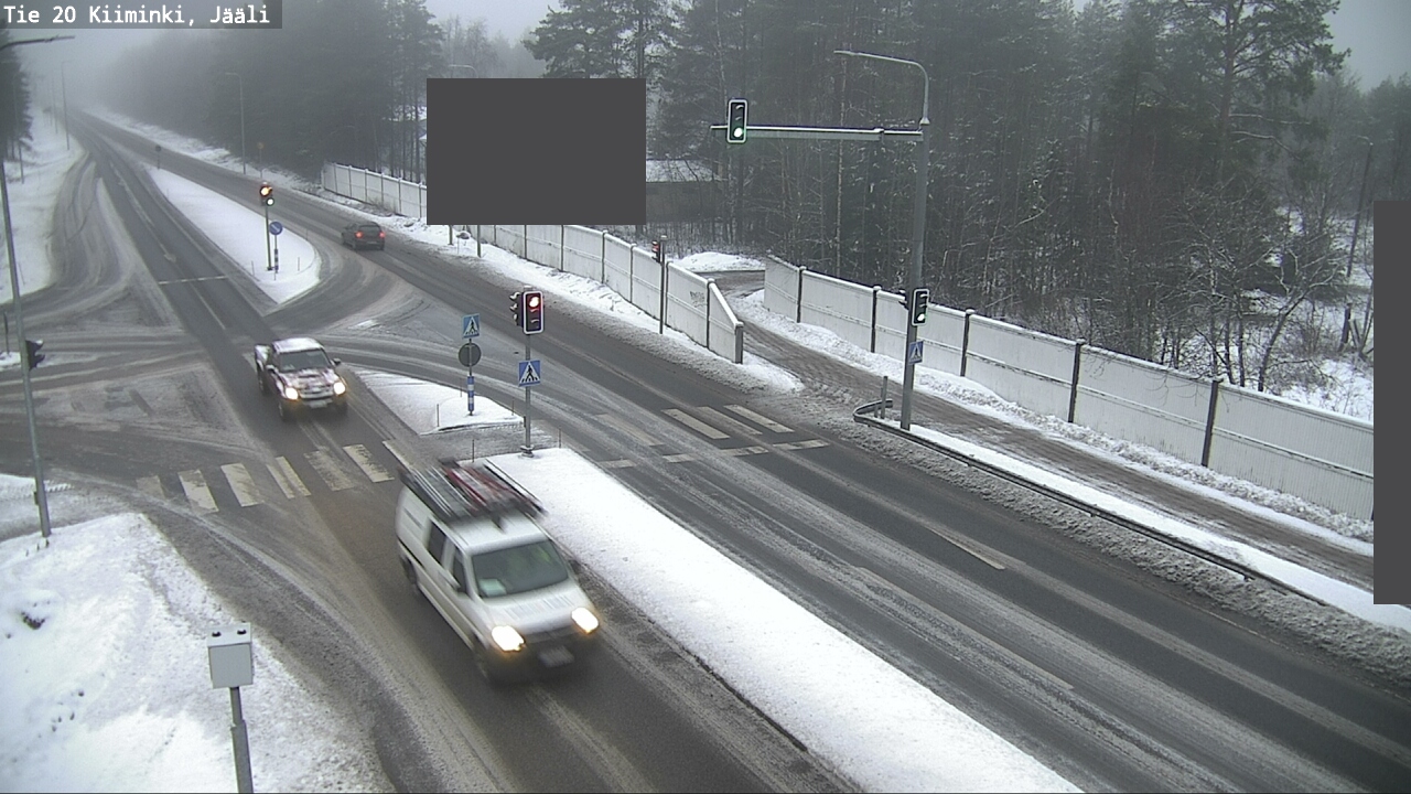 Weather Camera Image Road 20 Oulu Kiiminki, Jääli, Oulu, Pohjois-Pohjanmaa