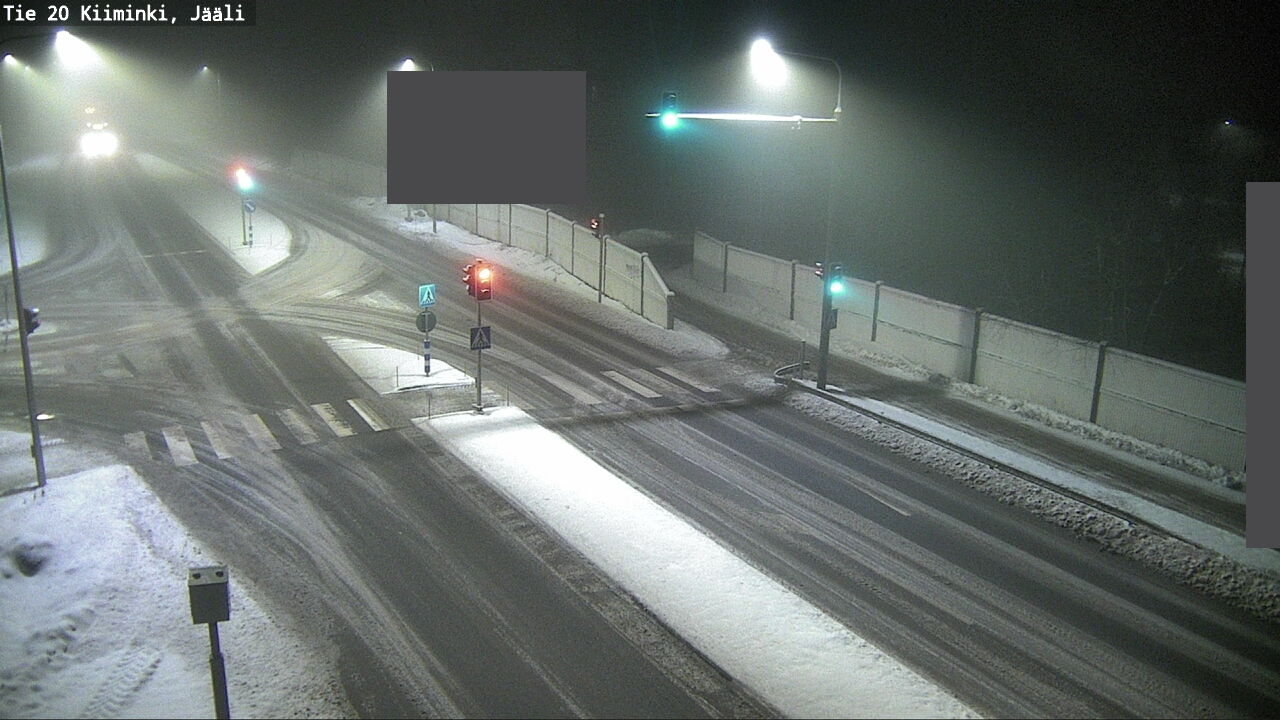 Weather Camera Image Road 20 Oulu Kiiminki, Jääli, Oulu, Pohjois-Pohjanmaa