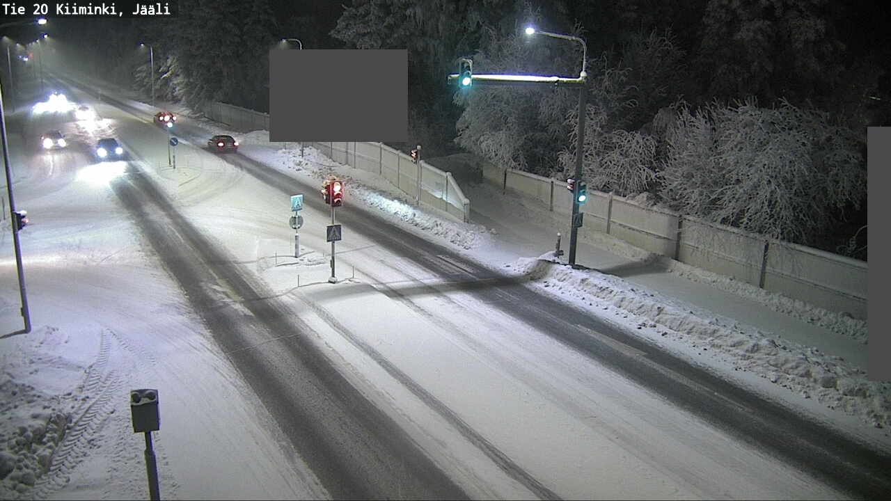 Weather Camera Image Väg 20 Uleåborg Kiiminki, Jääli, Oulu, Pohjois-Pohjanmaa