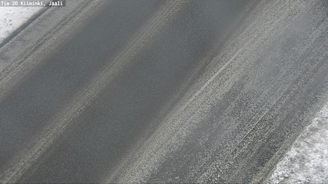 Weather Camera Image Road 20 Oulu Kiiminki, Jääli, Oulu, Pohjois-Pohjanmaa