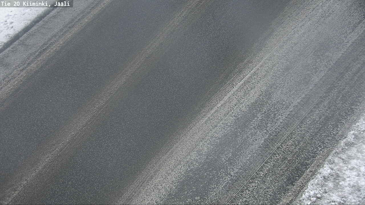 Weather Camera Image Road 20 Oulu Kiiminki, Jääli, Oulu, Pohjois-Pohjanmaa