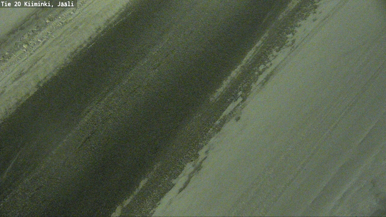 Weather Camera Image Road 20 Oulu Kiiminki, Jääli, Oulu, Pohjois-Pohjanmaa