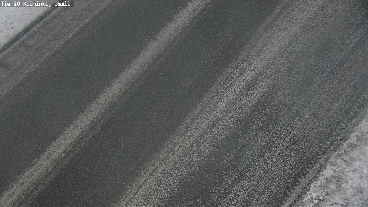 Weather Camera Image Road 20 Oulu Kiiminki, Jääli, Oulu, Pohjois-Pohjanmaa