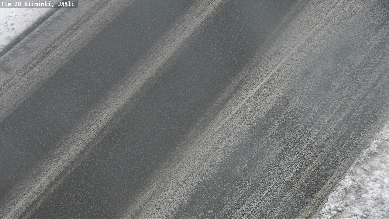 Weather Camera Image Road 20 Oulu Kiiminki, Jääli, Oulu, Pohjois-Pohjanmaa