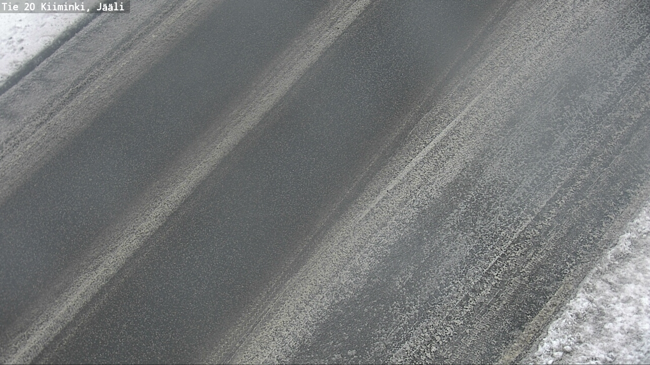 Weather Camera Image Road 20 Oulu Kiiminki, Jääli, Oulu, Pohjois-Pohjanmaa