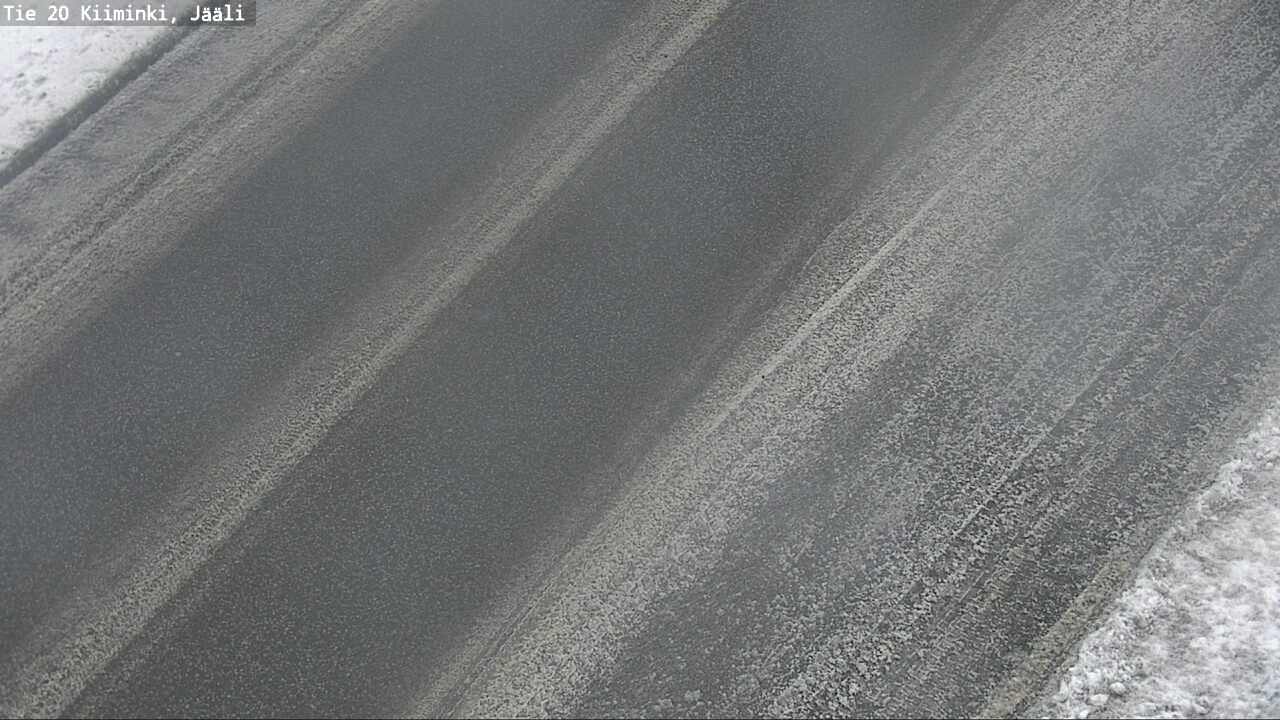 Weather Camera Image Road 20 Oulu Kiiminki, Jääli, Oulu, Pohjois-Pohjanmaa