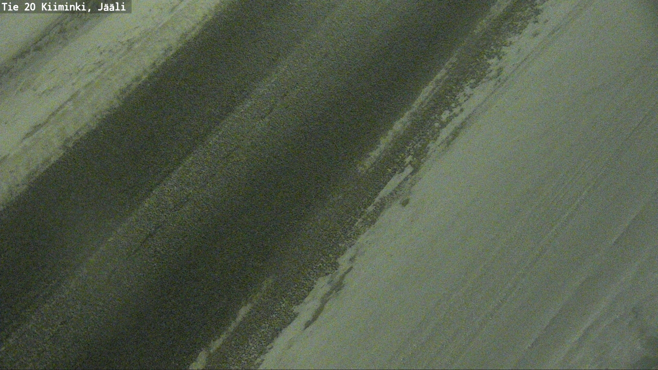 Weather Camera Image Road 20 Oulu Kiiminki, Jääli, Oulu, Pohjois-Pohjanmaa