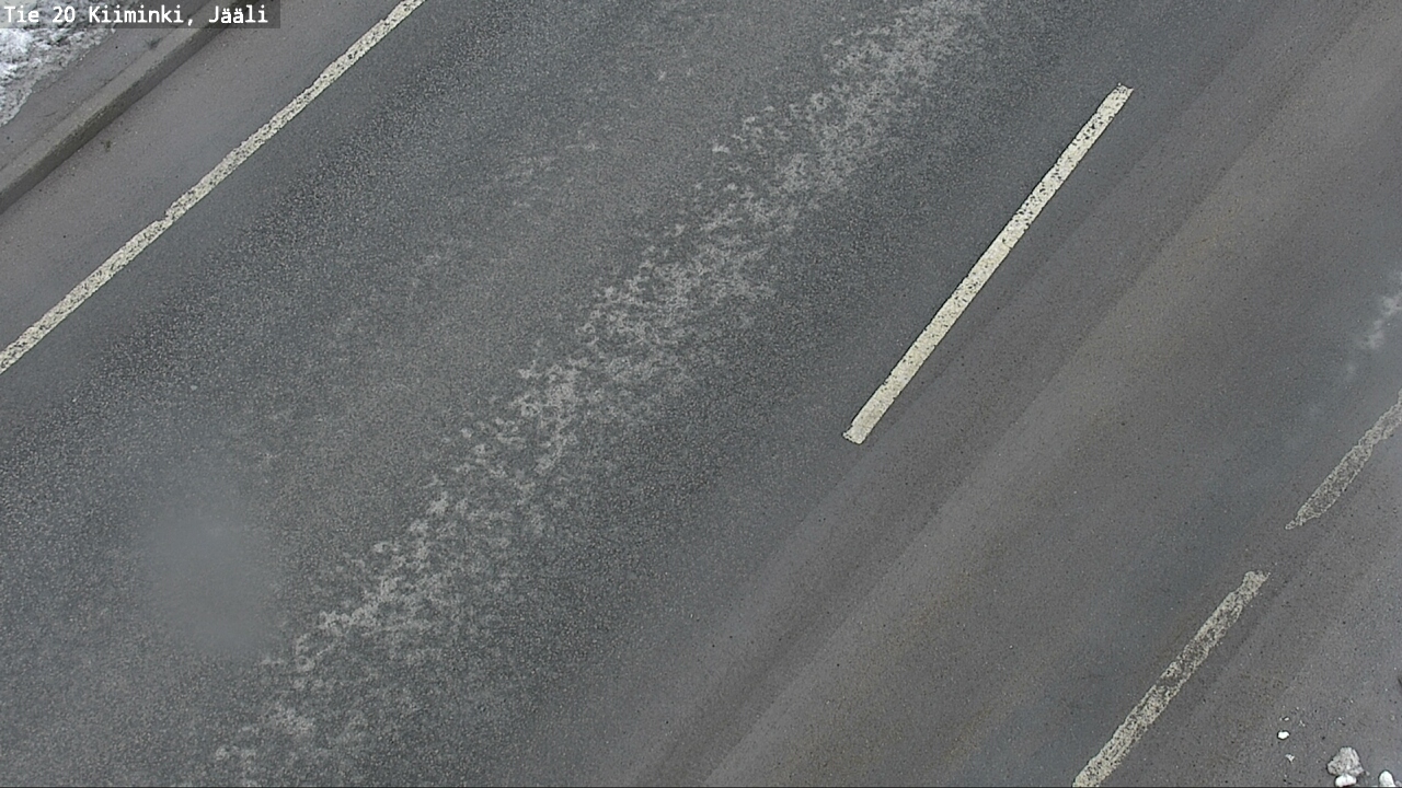 Weather Camera Image Väg 20 Uleåborg Kiiminki, Jääli, Oulu, Pohjois-Pohjanmaa