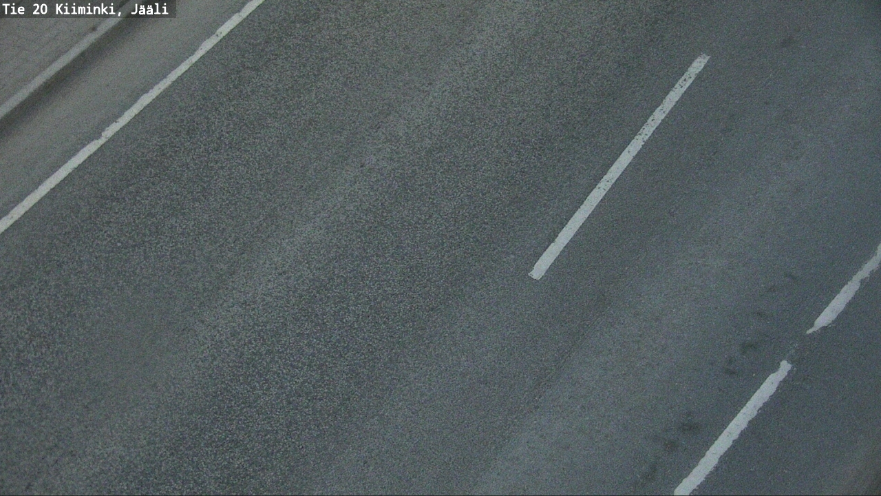 Weather Camera Image Väg 20 Uleåborg Kiiminki, Jääli, Oulu, Pohjois-Pohjanmaa