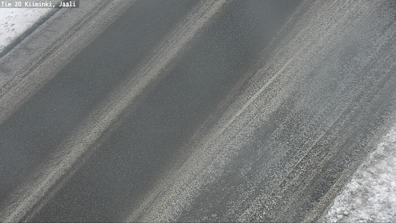 Weather Camera Image Road 20 Oulu Kiiminki, Jääli, Oulu, Pohjois-Pohjanmaa