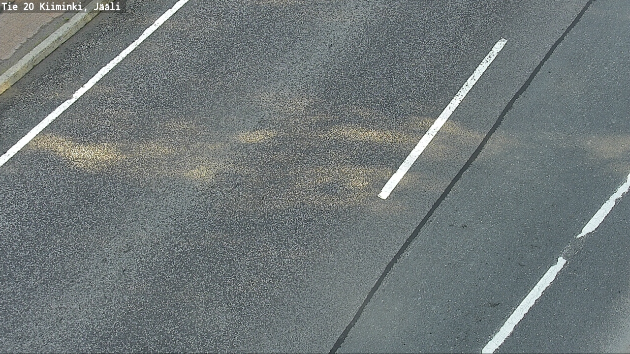 Weather Camera Image Väg 20 Uleåborg Kiiminki, Jääli, Oulu, Pohjois-Pohjanmaa