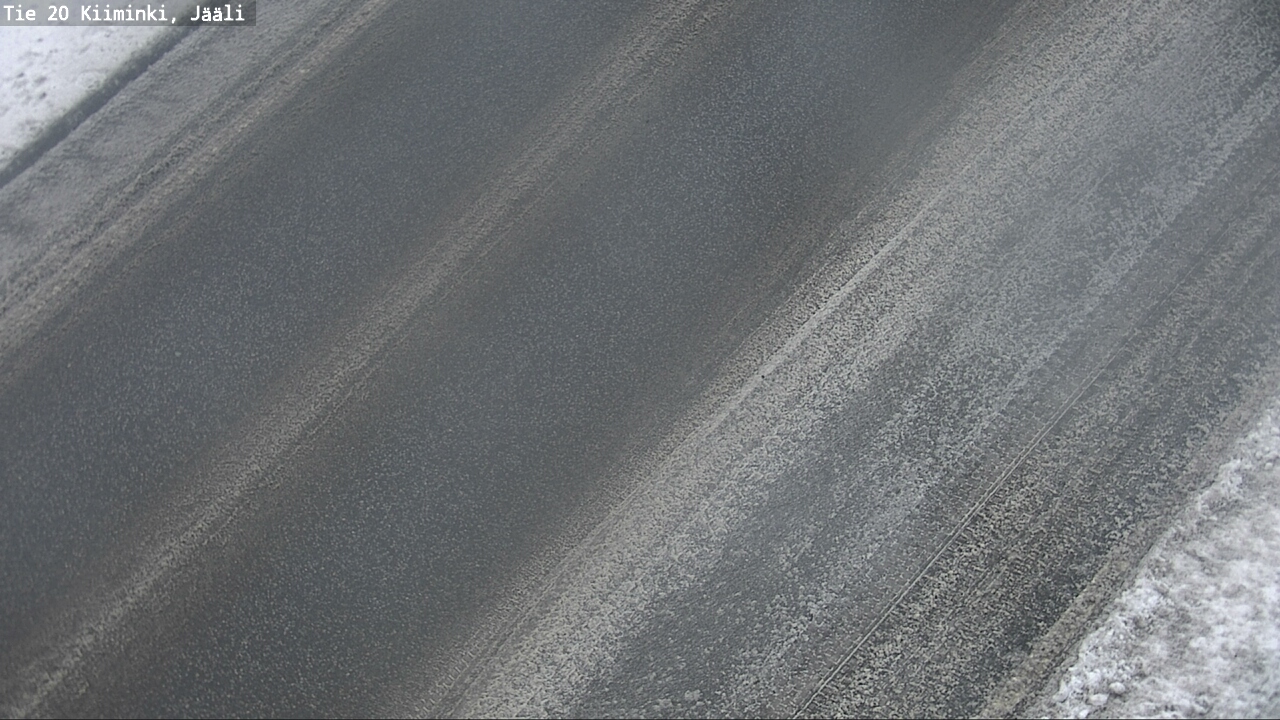 Weather Camera Image Road 20 Oulu Kiiminki, Jääli, Oulu, Pohjois-Pohjanmaa