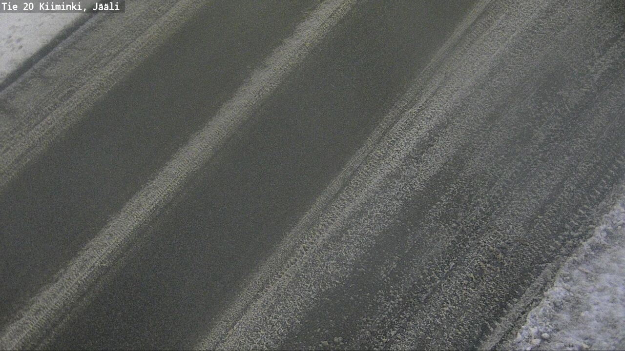 Weather Camera Image Road 20 Oulu Kiiminki, Jääli, Oulu, Pohjois-Pohjanmaa