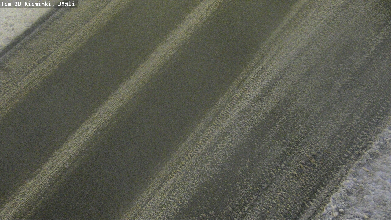 Weather Camera Image Road 20 Oulu Kiiminki, Jääli, Oulu, Pohjois-Pohjanmaa
