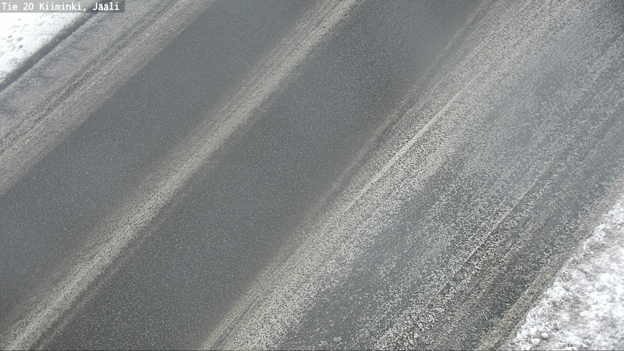 Weather Camera Image Road 20 Oulu Kiiminki, Jääli, Oulu, Pohjois-Pohjanmaa