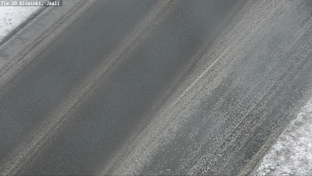 Weather Camera Image Road 20 Oulu Kiiminki, Jääli, Oulu, Pohjois-Pohjanmaa