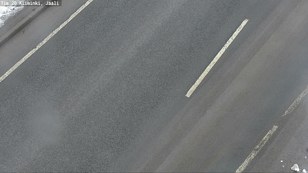 Weather Camera Image Väg 20 Uleåborg Kiiminki, Jääli, Oulu, Pohjois-Pohjanmaa