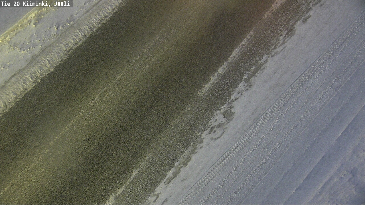 Weather Camera Image Road 20 Oulu Kiiminki, Jääli, Oulu, Pohjois-Pohjanmaa
