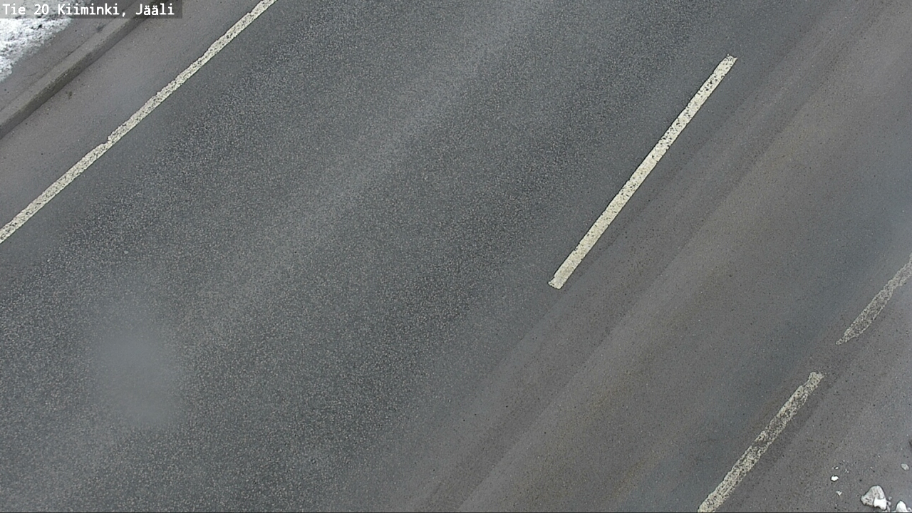 Weather Camera Image Väg 20 Uleåborg Kiiminki, Jääli, Oulu, Pohjois-Pohjanmaa