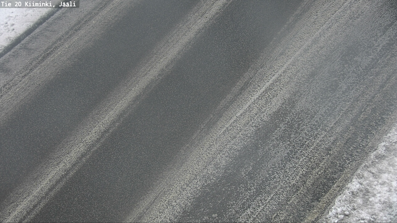 Weather Camera Image Road 20 Oulu Kiiminki, Jääli, Oulu, Pohjois-Pohjanmaa