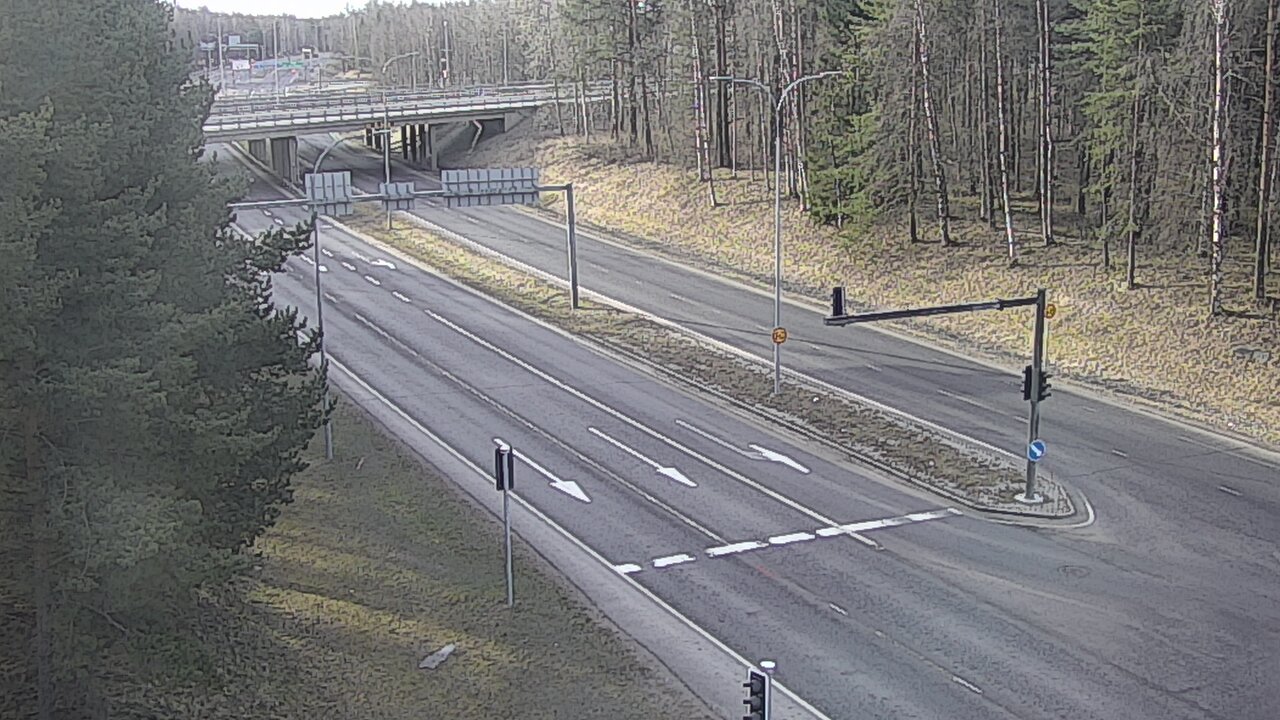 Weather Camera Image Väg 22 Uleåborg Raksila, Oulu, Pohjois-Pohjanmaa