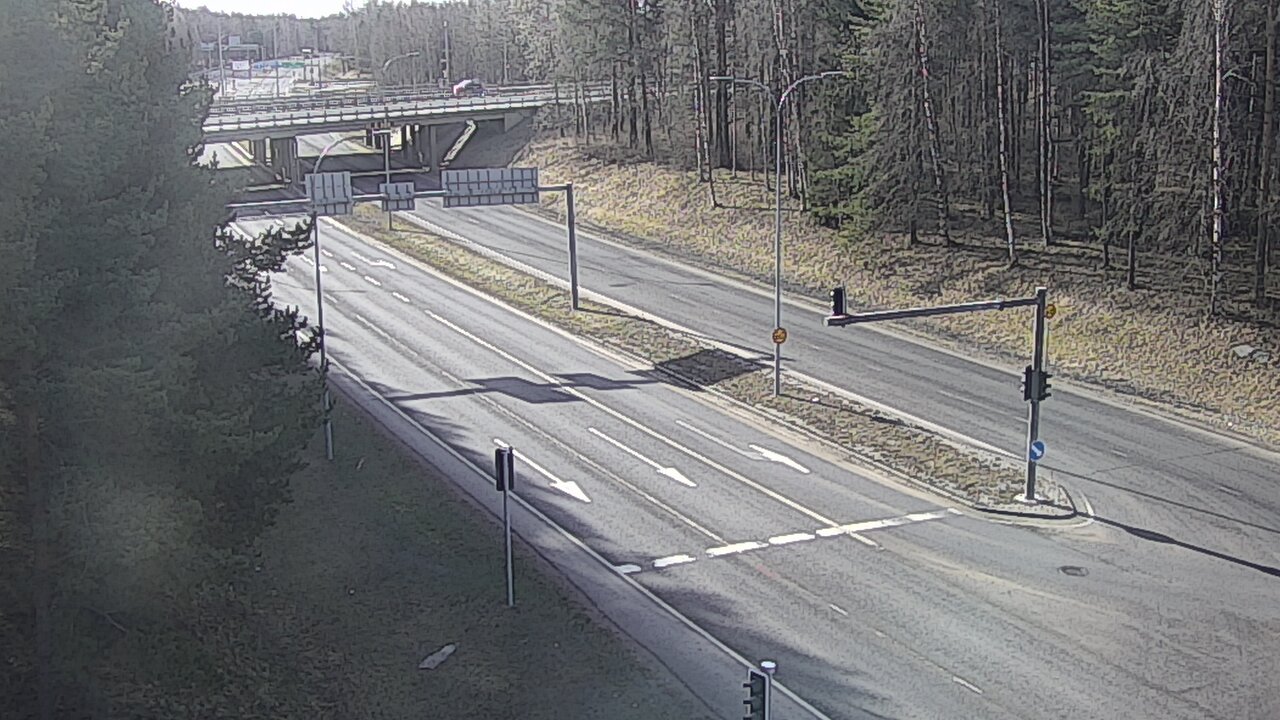 Weather Camera Image Väg 22 Uleåborg Raksila, Oulu, Pohjois-Pohjanmaa