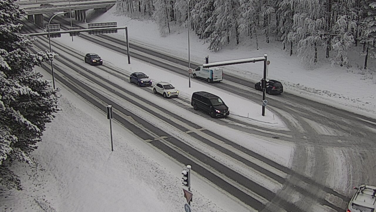 Weather Camera Image Väg 22 Uleåborg Raksila, Oulu, Pohjois-Pohjanmaa