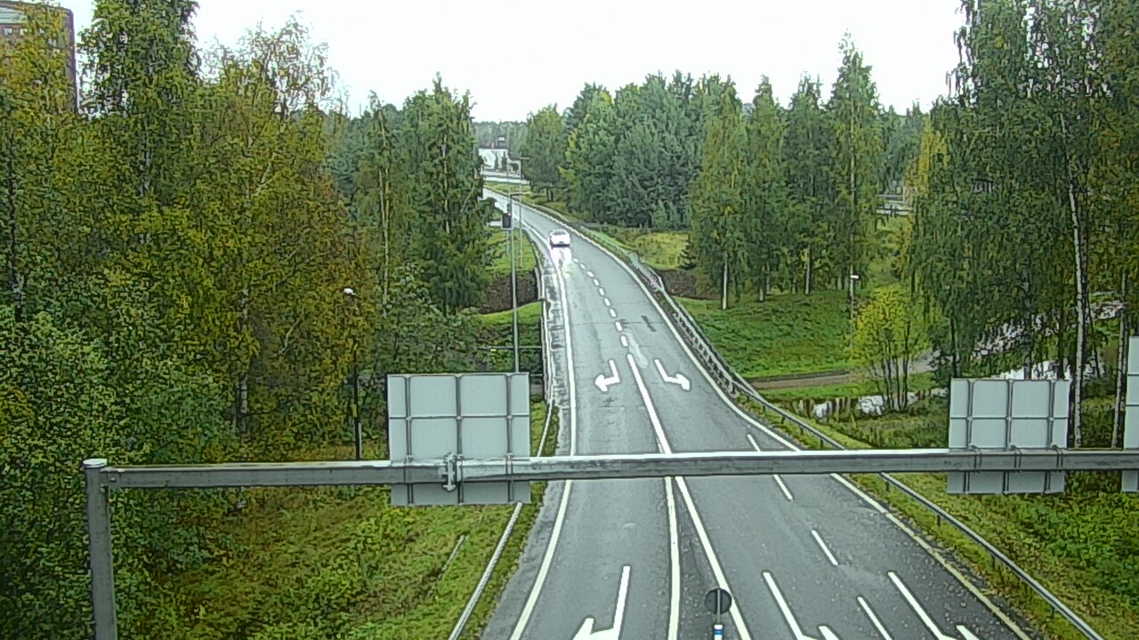 Weather Camera Image Road 22 Oulu Raksila, Oulu, Pohjois-Pohjanmaa