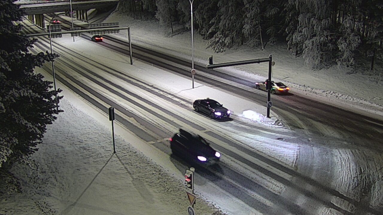 Weather Camera Image Väg 22 Uleåborg Raksila, Oulu, Pohjois-Pohjanmaa