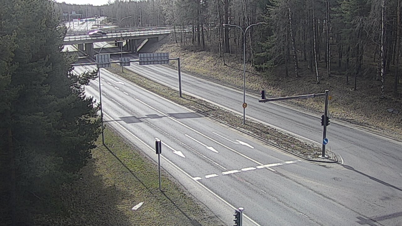 Weather Camera Image Väg 22 Uleåborg Raksila, Oulu, Pohjois-Pohjanmaa