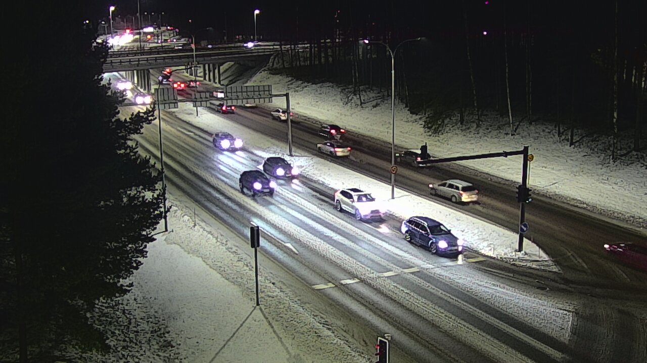 Weather Camera Image Väg 22 Uleåborg Raksila, Oulu, Pohjois-Pohjanmaa