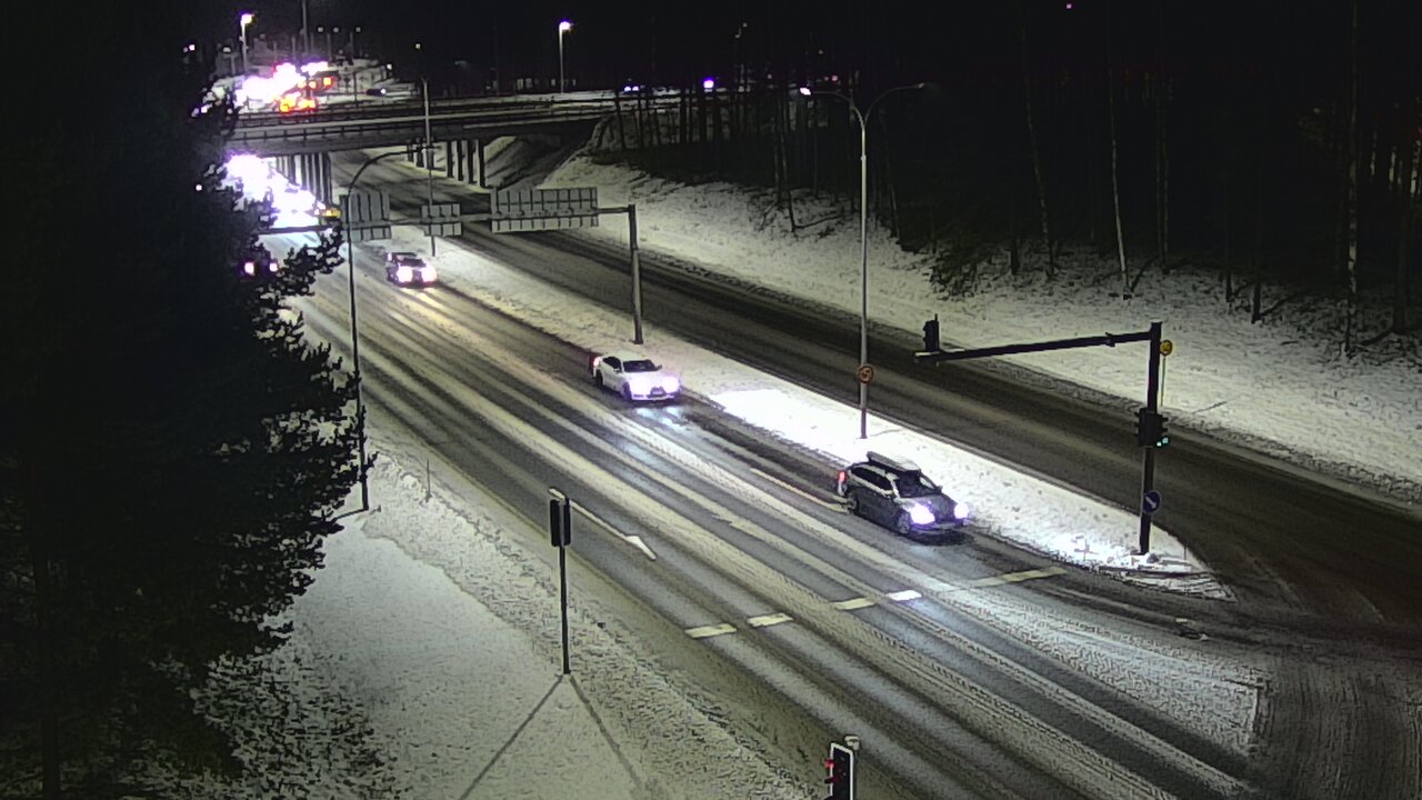 Weather Camera Image Väg 22 Uleåborg Raksila, Oulu, Pohjois-Pohjanmaa