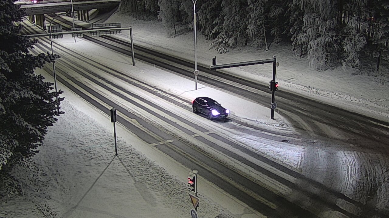 Weather Camera Image Väg 22 Uleåborg Raksila, Oulu, Pohjois-Pohjanmaa