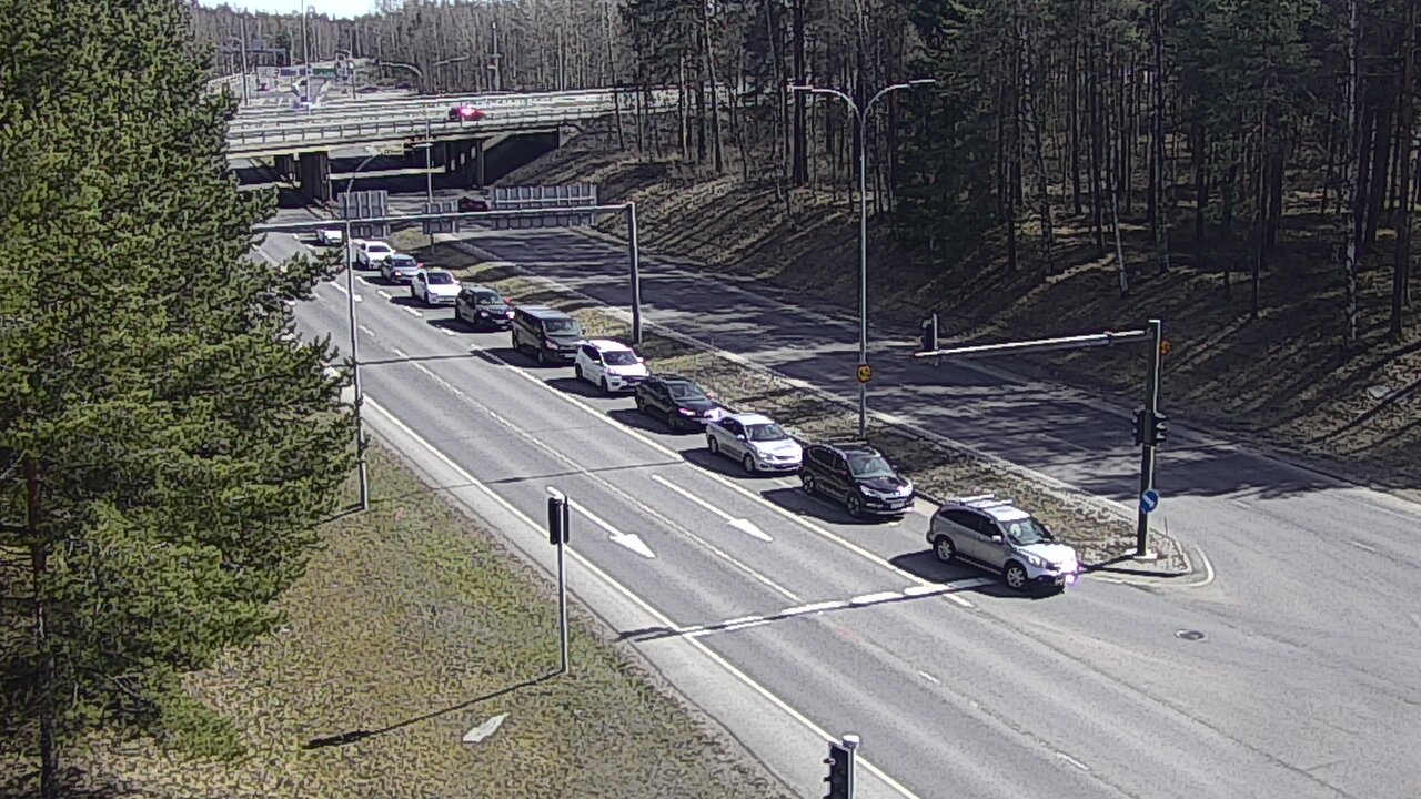 Weather Camera Image Väg 22 Uleåborg Raksila, Oulu, Pohjois-Pohjanmaa