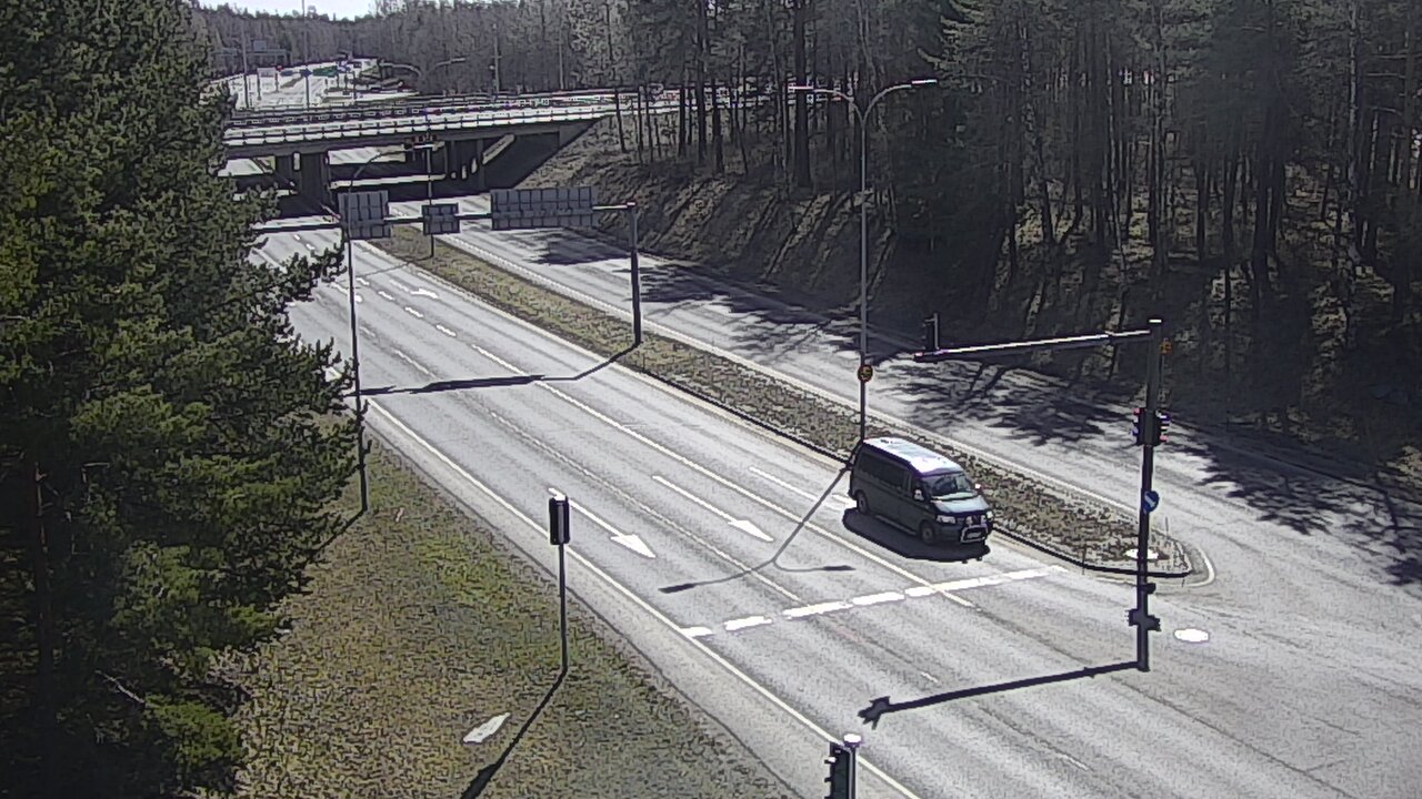 Weather Camera Image Väg 22 Uleåborg Raksila, Oulu, Pohjois-Pohjanmaa