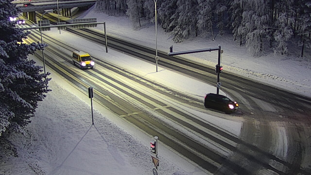 Weather Camera Image Väg 22 Uleåborg Raksila, Oulu, Pohjois-Pohjanmaa