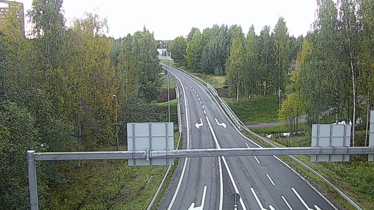 Weather Camera Image Road 22 Oulu Raksila, Oulu, Pohjois-Pohjanmaa