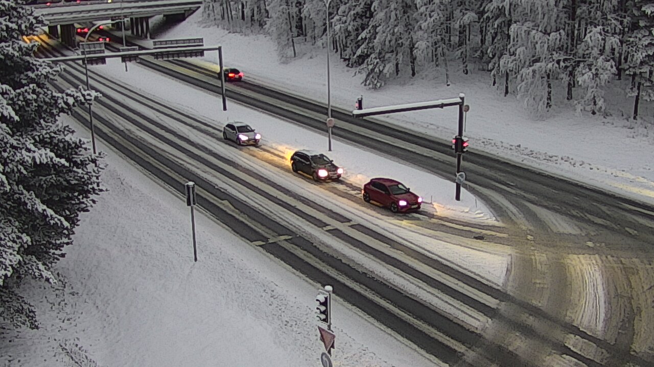 Weather Camera Image Väg 22 Uleåborg Raksila, Oulu, Pohjois-Pohjanmaa