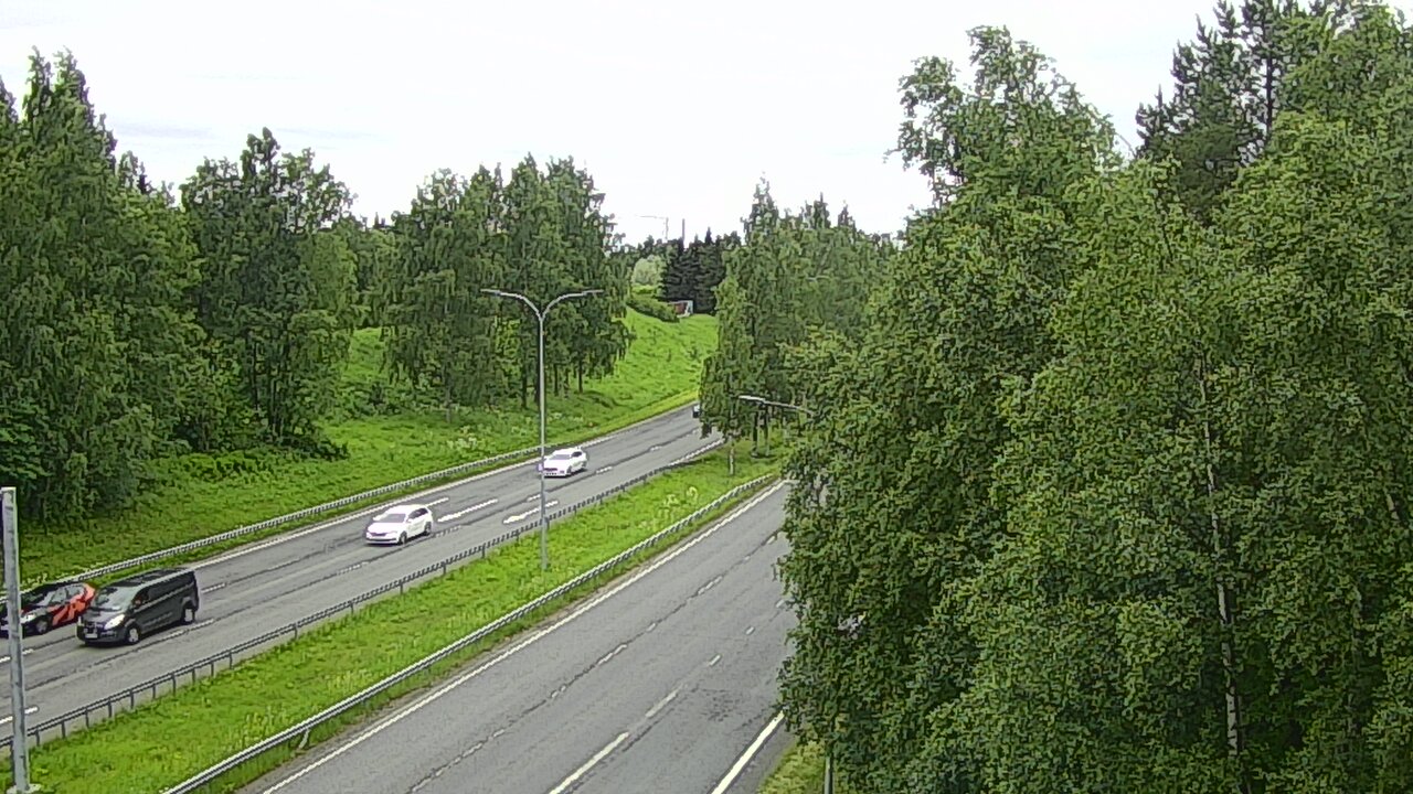 Weather Camera Image Väg 22 Uleåborg Raksila, Oulu, Pohjois-Pohjanmaa