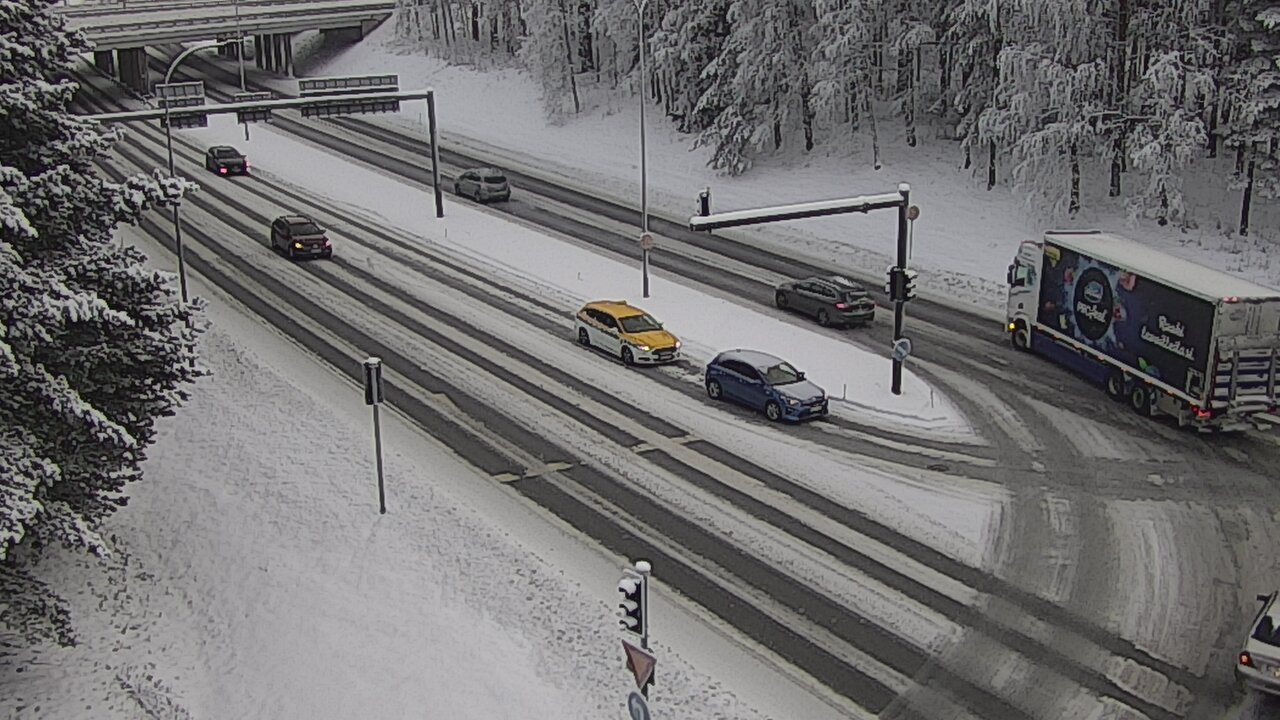 Weather Camera Image Väg 22 Uleåborg Raksila, Oulu, Pohjois-Pohjanmaa