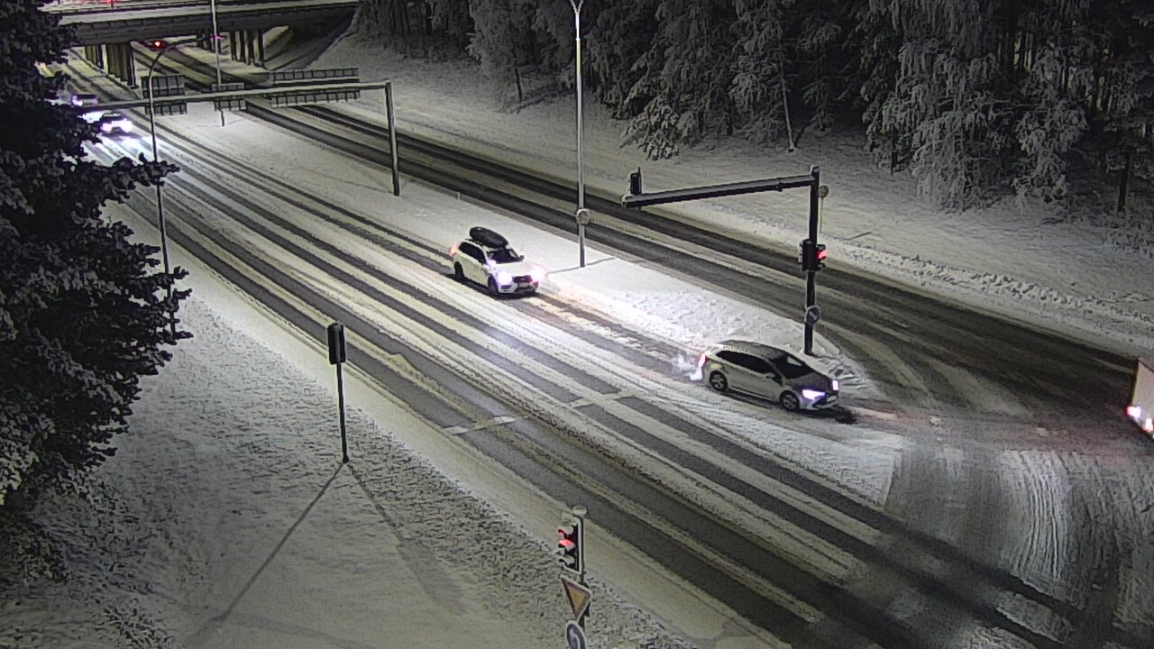 Weather Camera Image Väg 22 Uleåborg Raksila, Oulu, Pohjois-Pohjanmaa