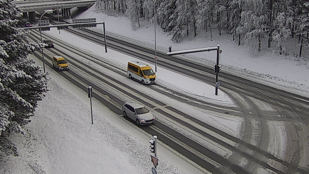 Weather Camera Image Väg 22 Uleåborg Raksila, Oulu, Pohjois-Pohjanmaa