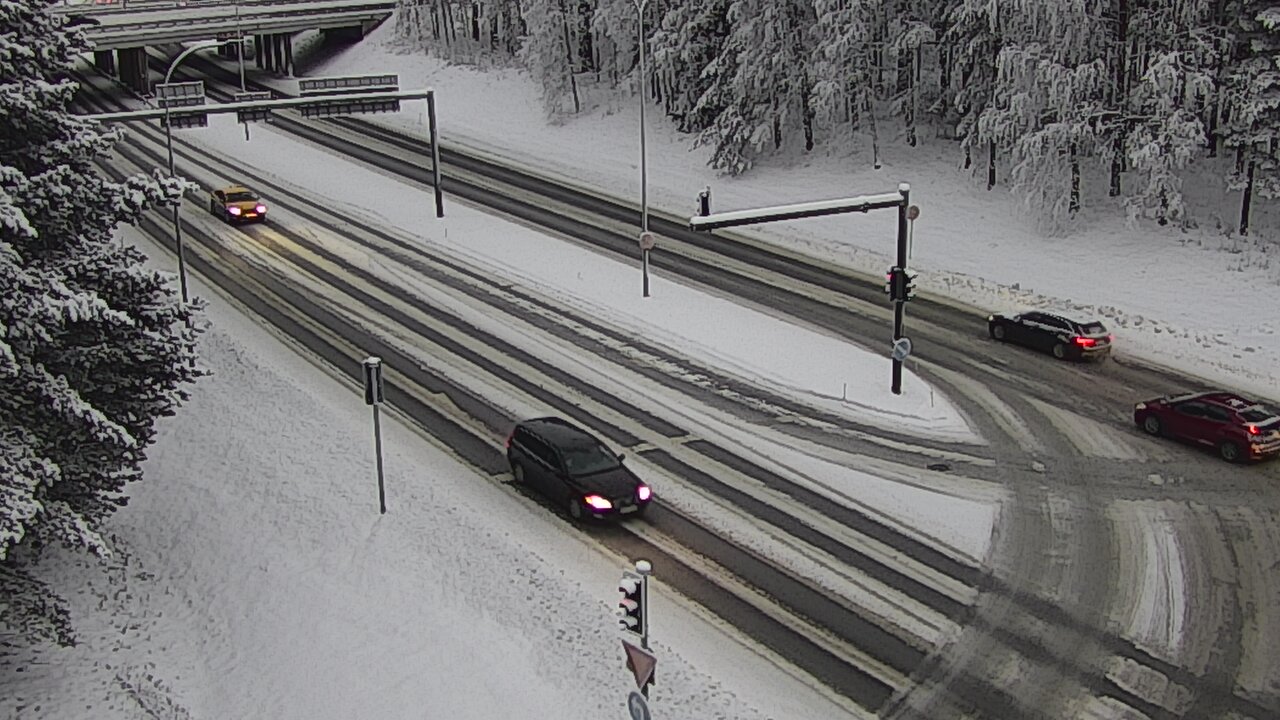 Weather Camera Image Väg 22 Uleåborg Raksila, Oulu, Pohjois-Pohjanmaa