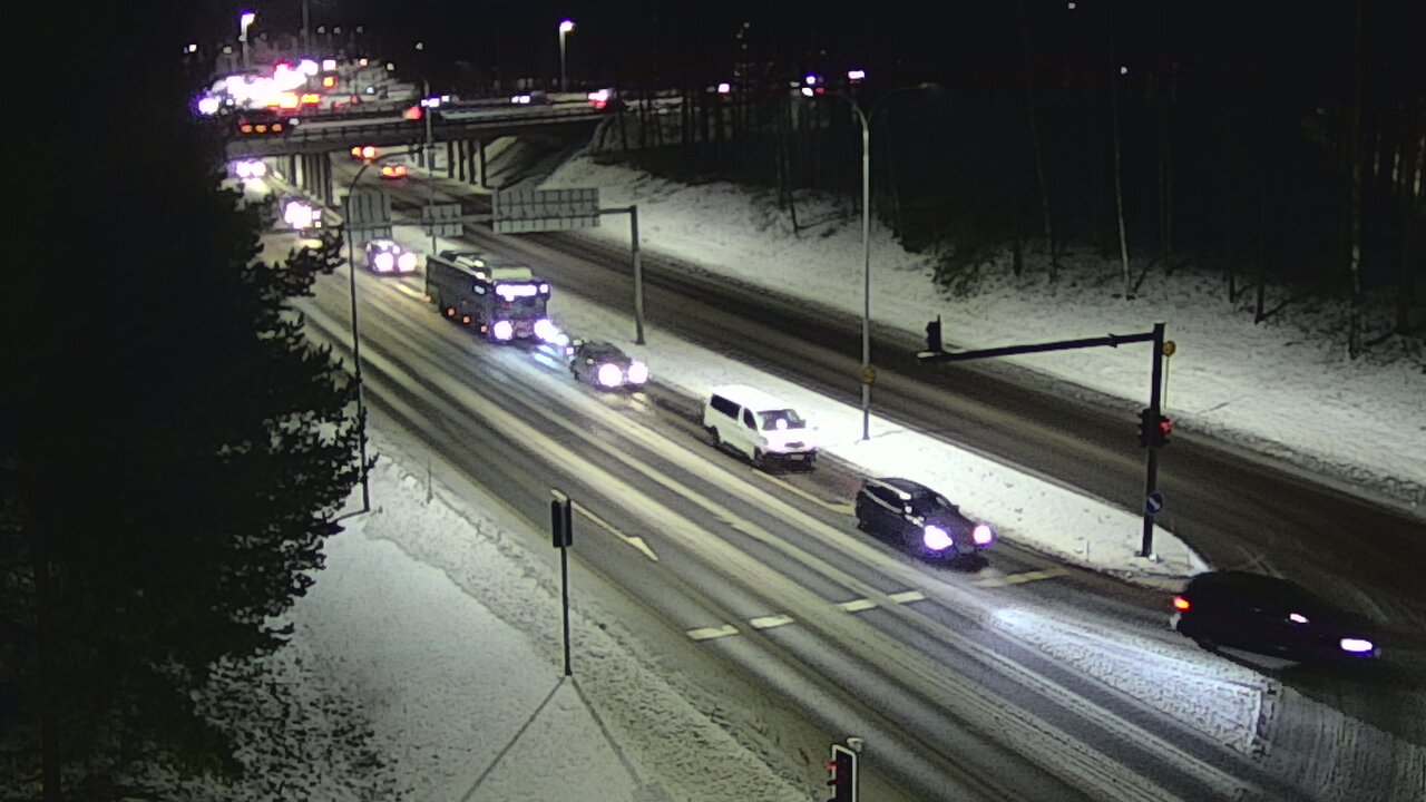 Weather Camera Image Väg 22 Uleåborg Raksila, Oulu, Pohjois-Pohjanmaa