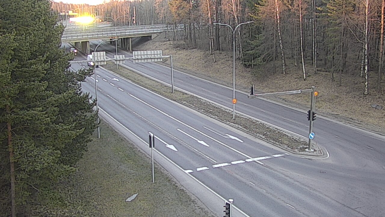 Weather Camera Image Väg 22 Uleåborg Raksila, Oulu, Pohjois-Pohjanmaa
