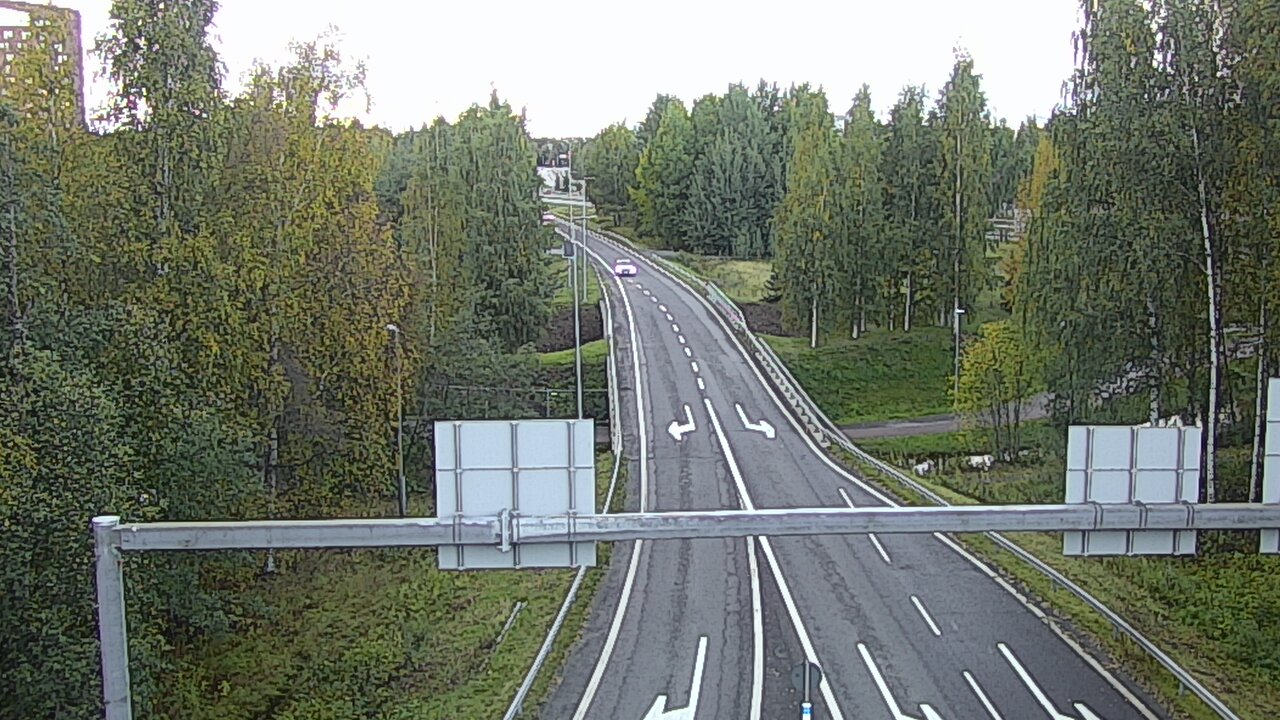 Weather Camera Image Road 22 Oulu Raksila, Oulu, Pohjois-Pohjanmaa