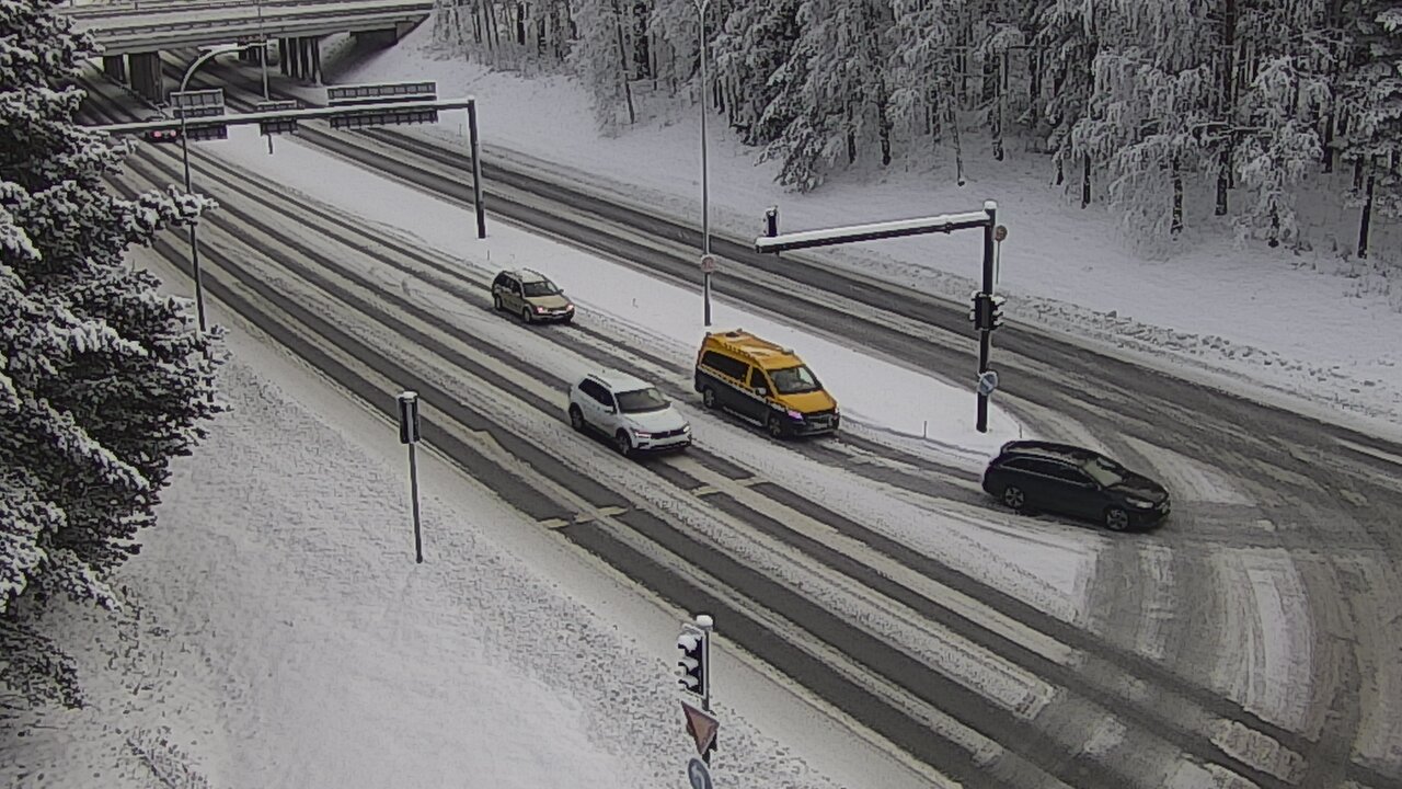 Weather Camera Image Väg 22 Uleåborg Raksila, Oulu, Pohjois-Pohjanmaa